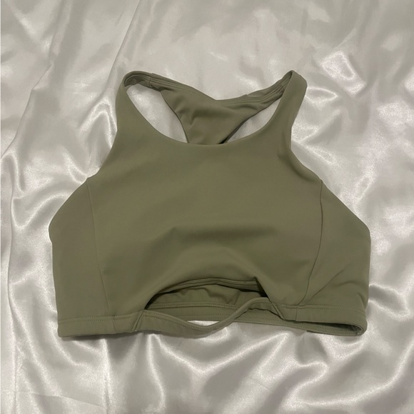 Alphalete Matcha Racerback Pulse Surge Sports Bra - Picture 2 of 3